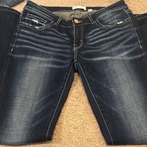 BKE Dark Blue Boot Cut Jeans